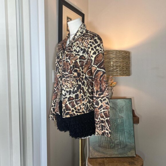 Vintage Sequin Button Up Jacket - Picture 2 of 4